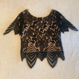 EXPRESS Lace Crop Top